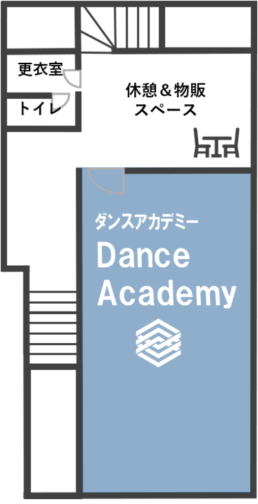 フロアマップ ダンスアカデミー Dance Academy