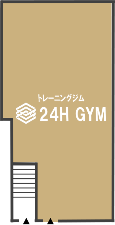 フロアマップ トレーニングジム 24 GYM